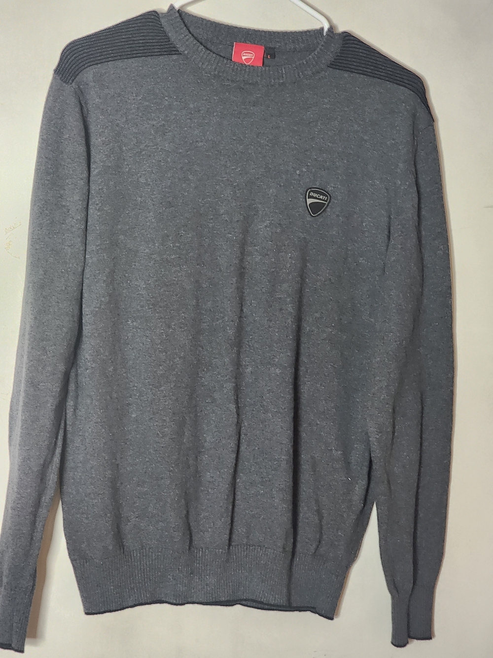 Ducati Men’s Heather Gray Crewneck Sweater